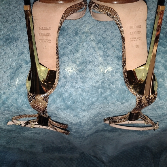 Herve Leger Vero Cuoio high heel sandals - Picture 11 of 11